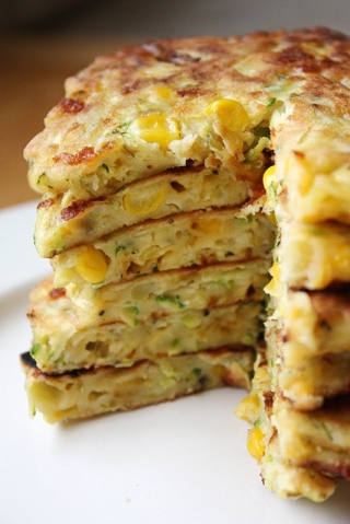 Zucchini Corn Pancakes